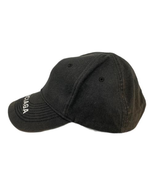 BALENCIAGA（バレンシアガ）BALENCIAGA (バレンシアガ) ロゴキャップ ブラックの古着・服飾アイテム
