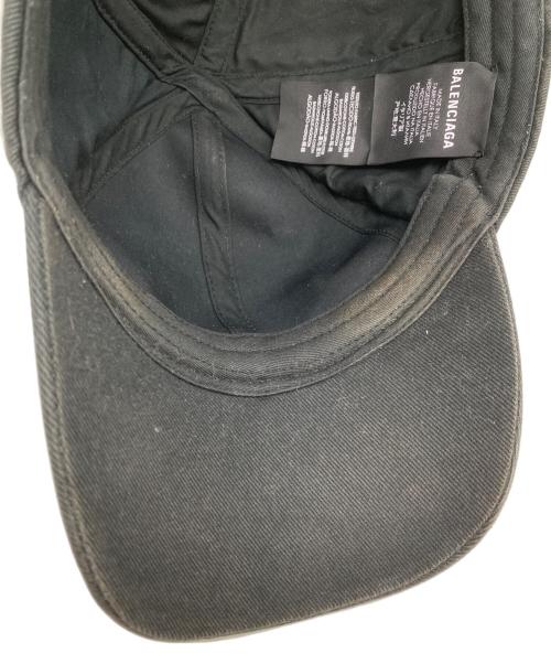 BALENCIAGA（バレンシアガ）BALENCIAGA (バレンシアガ) ロゴキャップ ブラックの古着・服飾アイテム
