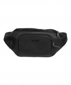 COACHコーチ）の古着「レーサー スモール ベルト バッグ」｜ブラック