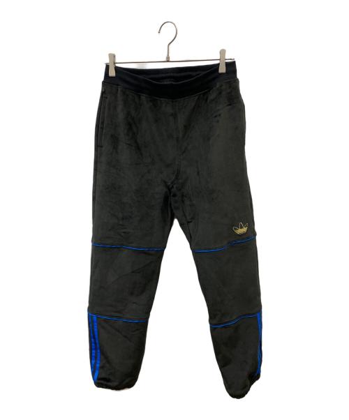 adidas（アディダス）adidas (アディダス) ベロアトラックパンツ ブラック サイズ:Sの古着・服飾アイテム