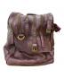 DOLCE & GABBANA (ドルチェ＆ガッバーナ) 多重ジップ2WAYバッグ バーガンディー：12000円