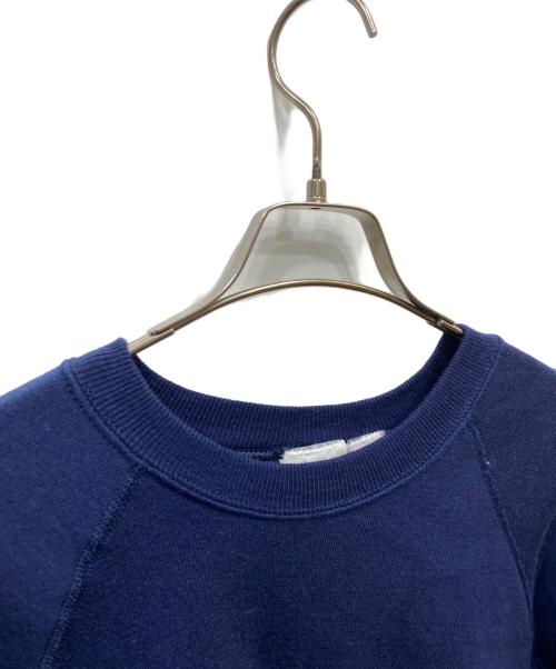 BASSETT WALKER（バセットウォーカー）BASSETT WALKER (バセットウォーカー) ラグランスウェット ネイビー サイズ:Lの古着・服飾アイテム