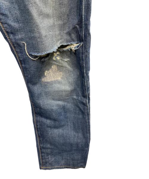 POLO RALPH LAUREN（ポロ・ラルフローレン）POLO RALPH LAUREN (ポロ・ラルフローレン) ダメージデニムパンツ ブルー サイズ:ｗ32の古着・服飾アイテム