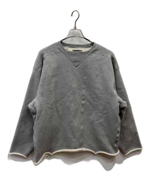 KURO（クロ）KURO (クロ) クルーネックスウェット グレー サイズ:１の古着・服飾アイテム