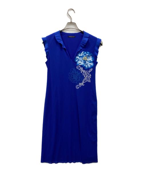 VIVIENNE TAM（ヴィヴィアンタム）VIVIENNE TAM (ヴィヴィアンタム) ワンピース ブルー サイズ:2の古着・服飾アイテム