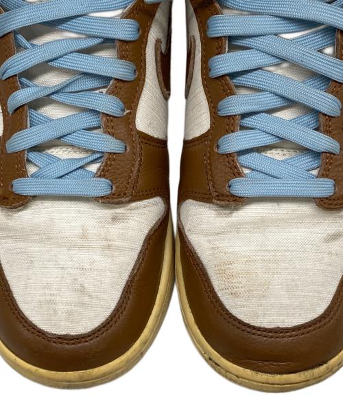 NIKE（ナイキ）NIKE (ナイキ) DUNK HI RETRO PRM ホワイト×ブラウン サイズ:26.5の古着・服飾アイテム