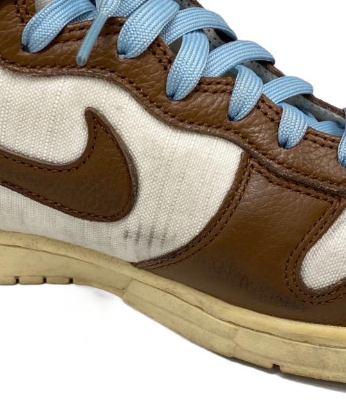 NIKE（ナイキ）NIKE (ナイキ) DUNK HI RETRO PRM ホワイト×ブラウン サイズ:26.5の古着・服飾アイテム