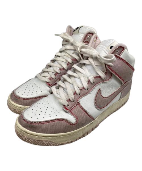 NIKE（ナイキ）NIKE (ナイキ) DUNK HIGH 1985 ホワイト×ピンク サイズ:27の古着・服飾アイテム
