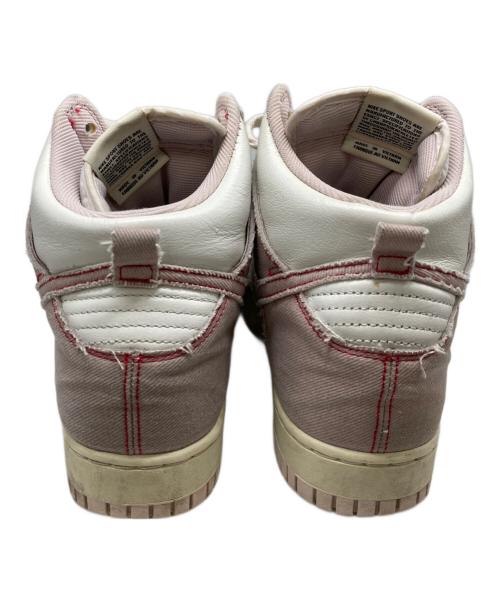 NIKE（ナイキ）NIKE (ナイキ) DUNK HIGH 1985 ホワイト×ピンク サイズ:27の古着・服飾アイテム