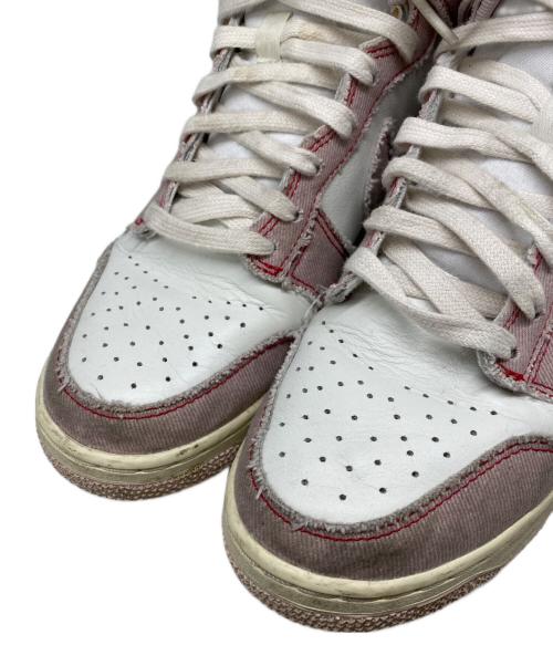 NIKE（ナイキ）NIKE (ナイキ) DUNK HIGH 1985 ホワイト×ピンク サイズ:27の古着・服飾アイテム