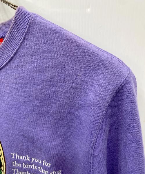 SUPREME（シュプリーム）Supreme (シュプリーム) 19AW Mountain Crewneck Sweatshirt パープル サイズ:Mの古着・服飾アイテム