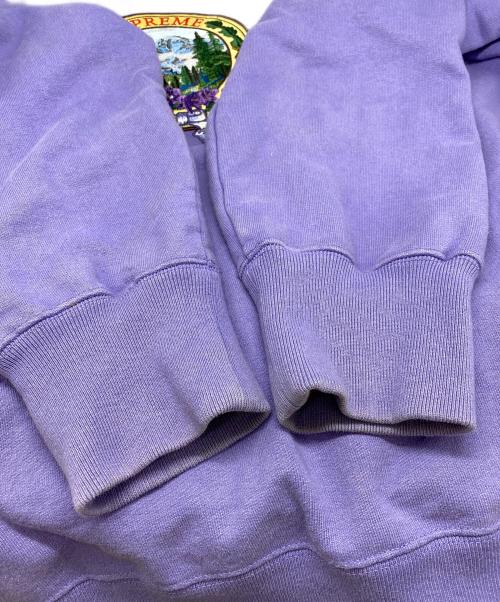 SUPREME（シュプリーム）Supreme (シュプリーム) 19AW Mountain Crewneck Sweatshirt パープル サイズ:Mの古着・服飾アイテム