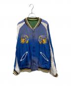 テーラー東洋テーラートウヨウ）の古着「Early 1950s Style Acetate Souvenir Jacket」｜ネイビー×グリーン