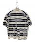 nanamica (ナナミカ) Stripe Polo Sweater ホワイト×ネイビー サイズ:L：10000円