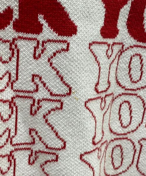 SUPREME（シュプリーム）Supreme (シュプリーム) Hysteric Glamour (ヒステリックグラマー) 17aw fuck you sweater ホワイト サイズ:Sの古着・服飾アイテム