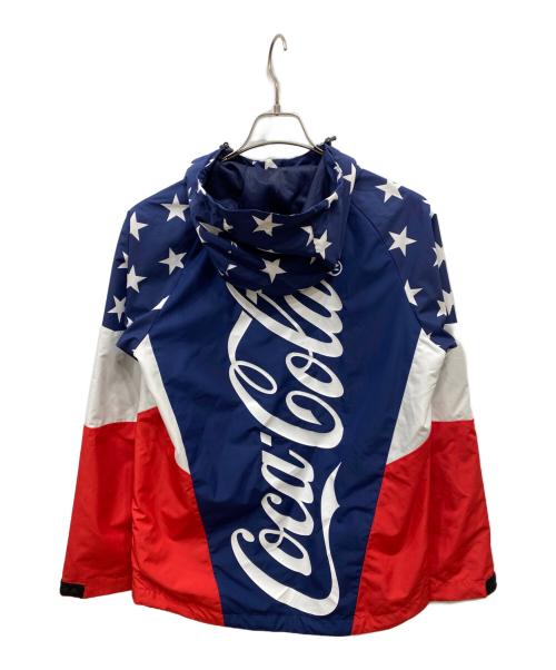 F.C.R.B.（エフシーレアルブリストル）F.C.R.B. (エフシーレアルブリストル) COCA-COLA MULTI PATTERN JACKET ネイビー×レッド サイズ:Sの古着・服飾アイテム
