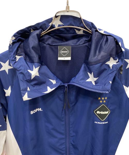 F.C.R.B.（エフシーレアルブリストル）F.C.R.B. (エフシーレアルブリストル) COCA-COLA MULTI PATTERN JACKET ネイビー×レッド サイズ:Sの古着・服飾アイテム