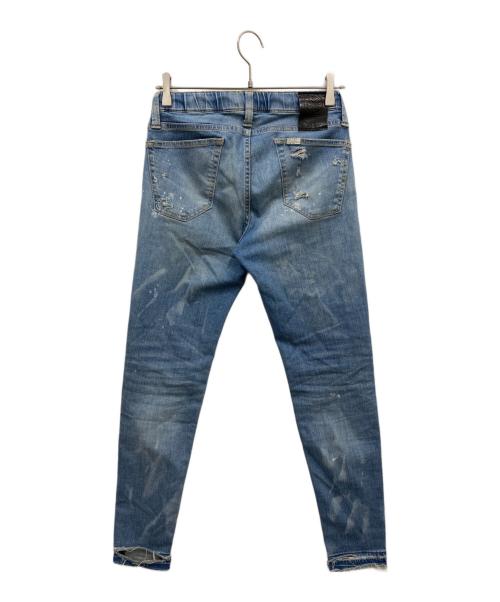 SURT（サート）SURT (サート) ダメージ加工イージーデニムパンツ インディゴ サイズ:Sの古着・服飾アイテム