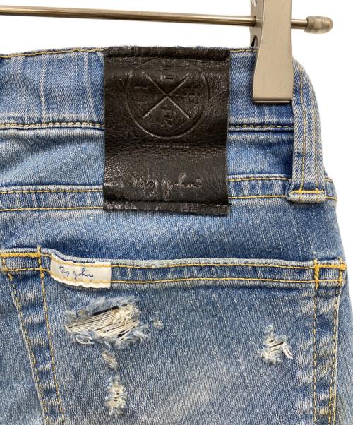 SURT（サート）SURT (サート) ダメージ加工イージーデニムパンツ インディゴ サイズ:Sの古着・服飾アイテム