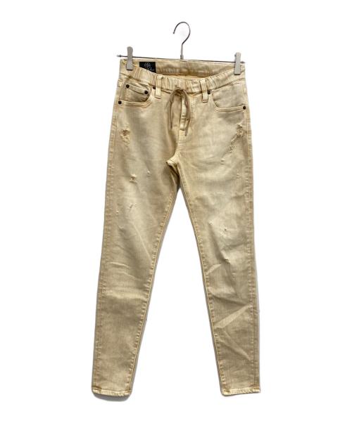 SURT（サート）SURT (サート) ダメージ加工イージーデニムパンツ ベージュ サイズ:Ｓの古着・服飾アイテム