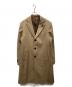 LARDINI（ラルディーニ）の古着「ブートニエール付カシミヤチェスターコート」｜ベージュ