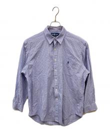 RALPH LAUREN（ラルフローレン）の古着「チェックシャツ」｜ブルー