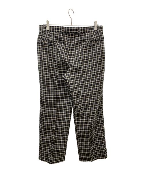 BERNARD ZINS（ベルナール ザンス）BERNARD ZINS (ベルナール ザンス) raspail ウールチェックパンツ ブラック サイズ:FR40の古着・服飾アイテム