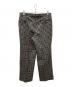 BERNARD ZINS (ベルナール ザンス) raspail ウールチェックパンツ ブラック サイズ:FR40：13000円