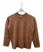 AURALEEオーラリー）の古着「HARD TWIST MERINO KNIT P/O」｜ブラウン