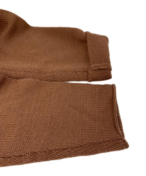 AURALEE（オーラリー）AURALEE (オーラリー) HARD TWIST MERINO KNIT P/O ブラウン サイズ:3の古着・服飾アイテム
