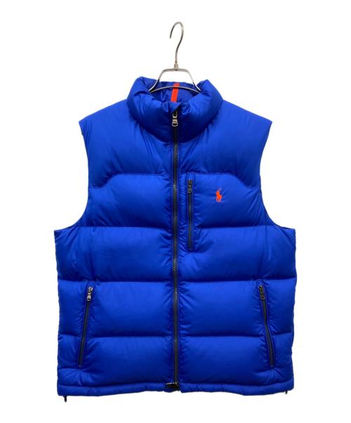 POLO RALPH LAUREN（ポロ・ラルフローレン）POLO RALPH LAUREN (ポロ・ラルフローレン) ダウンベスト ブルー サイズ:Mの古着・服飾アイテム