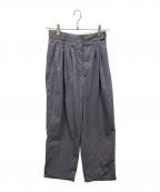 Ameriアメリ）の古着「UND TUCK STRAIGHT PANTS」｜グレー