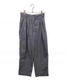 Ameri（アメリ）の古着「UND TUCK STRAIGHT PANTS」｜グレー