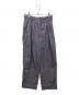 AMERI（アメリ）の古着「UND TUCK STRAIGHT PANTS」｜グレー