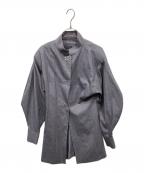 Ameriアメリ）の古着「UND WAIST SHAPE SHIRT JACKET」｜グレー