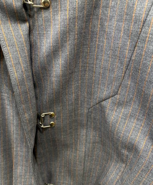 Ameri（アメリ）AMERI (アメリ) UND WAIST SHAPE SHIRT JACKET グレー サイズ:Ｆの古着・服飾アイテム