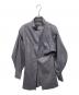 AMERI（アメリ）の古着「UND WAIST SHAPE SHIRT JACKET」｜グレー