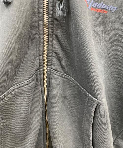 DIESEL（ディーゼル）DIESEL (ディーゼル) ジップパーカー グレー サイズ:Ｌの古着・服飾アイテム