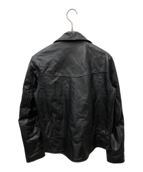HORN WORKS（ホーンワークス）HORN WORKS (ホーンワークス) ライダースジャケット ブラック サイズ:LLの古着・服飾アイテム