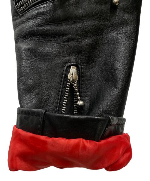 HORN WORKS（ホーンワークス）HORN WORKS (ホーンワークス) ライダースジャケット ブラック サイズ:LLの古着・服飾アイテム