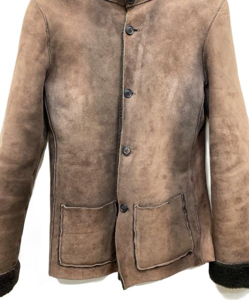 A.P.C.（アーペーセー）A.P.C. (アーペーセー) 裏ボアジャケット ブラウン サイズ:Sの古着・服飾アイテム