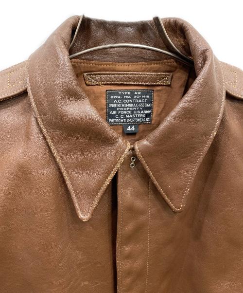 PHERROW’S（フェローズ）PHERROW’S (フェローズ) A-2フライトジャケット ブラウン サイズ:44の古着・服飾アイテム