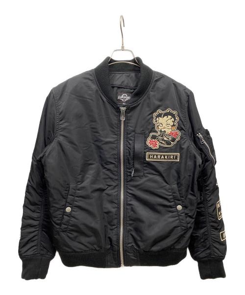 harakiri（ハラキリ）HARAKIRI (ハラキリ) ブルゾン ブラック サイズ:Lの古着・服飾アイテム