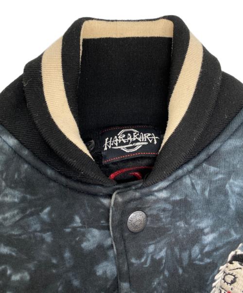 harakiri（ハラキリ）HARAKIRI (ハラキリ) スタジャン ブラック×ホワイト サイズ:Lの古着・服飾アイテム