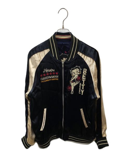 harakiri（ハラキリ）harakiri (ハラキリ) スカジャン ブラック サイズ:Ｌの古着・服飾アイテム