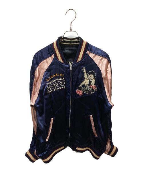 harakiri（ハラキリ）harakiri (ハラキリ) スカジャン ブラック サイズ:Ｌの古着・服飾アイテム