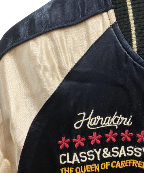 harakiri（ハラキリ）harakiri (ハラキリ) スカジャン ブラック サイズ:Ｌの古着・服飾アイテム