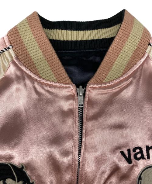 VANSON（バンソン）VANSON (バンソン) スカジャン ブラック×ピンク サイズ:XLの古着・服飾アイテム