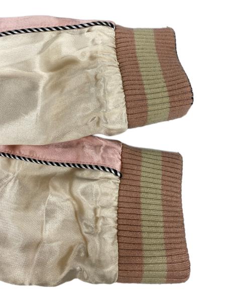 VANSON（バンソン）VANSON (バンソン) スカジャン ブラック×ピンク サイズ:XLの古着・服飾アイテム