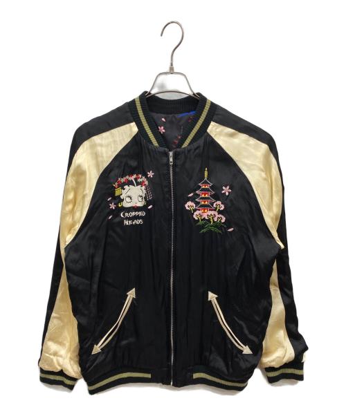 RePair（リペアー）repair (リペアー) スーベニアジャケット ブラック サイズ:Lの古着・服飾アイテム
